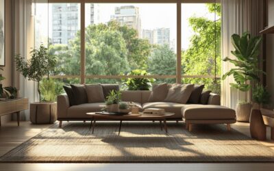 Les 10 plantes d’intérieur idéales pour votre salon avec une grande baie vitrée