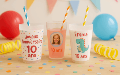Gobelet personnalisé anniversaire : 5 idées créatives + 3 astuces déco